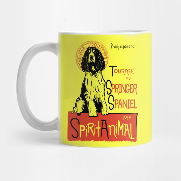 Cute English Springer Spaniel Gift Springer Spaniel Art Graphic Design by Get Hopped Apparel
